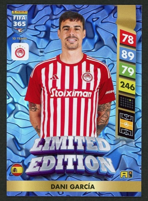 2025 FIFA 365 Adrenalyn XL Limited Edition DANI GARCIA Olympiacos