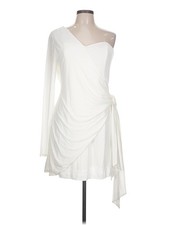 Halston Women Ivory Cocktail Dress 10