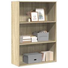 WALPLUS Bookcase Sonoma Oak 80x30x114cm Modern Storage Display Shelf