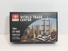 World Trade Center Building Blocks Set - 982pcs 1:2000 Architectural Model NEW