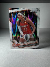2025 Panini WNBA Prizm White Seismic #94 Aaliyah Edwards Sun