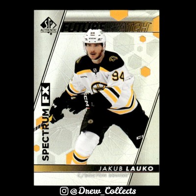 2022-23 SP Authentic #S-41 Jakub Lauko Boston Bruins Future Watch Spectrum FX