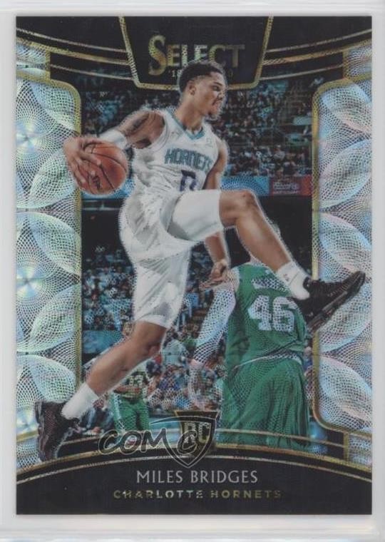2018-19 Panini Select Concourse Scope Prizm Miles Bridges #17 Rookie RC 8p7