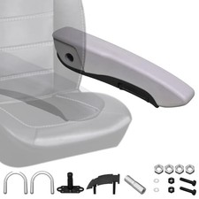 Seat Armrest Adjustable Wear Resistant Arm Rest Accessories for Car Left Beige
