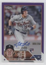 2023 Topps Chrome Rookie Purple Refractor 9/250 Josh Lester #RA-JL Auto 3c2