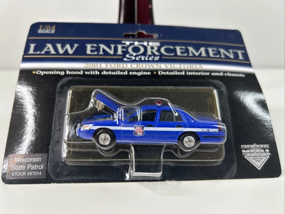 SpecCast Law Enforcment Wisconsin State Patrol 01 Crown Vic 1/64 - Image 2 of 3