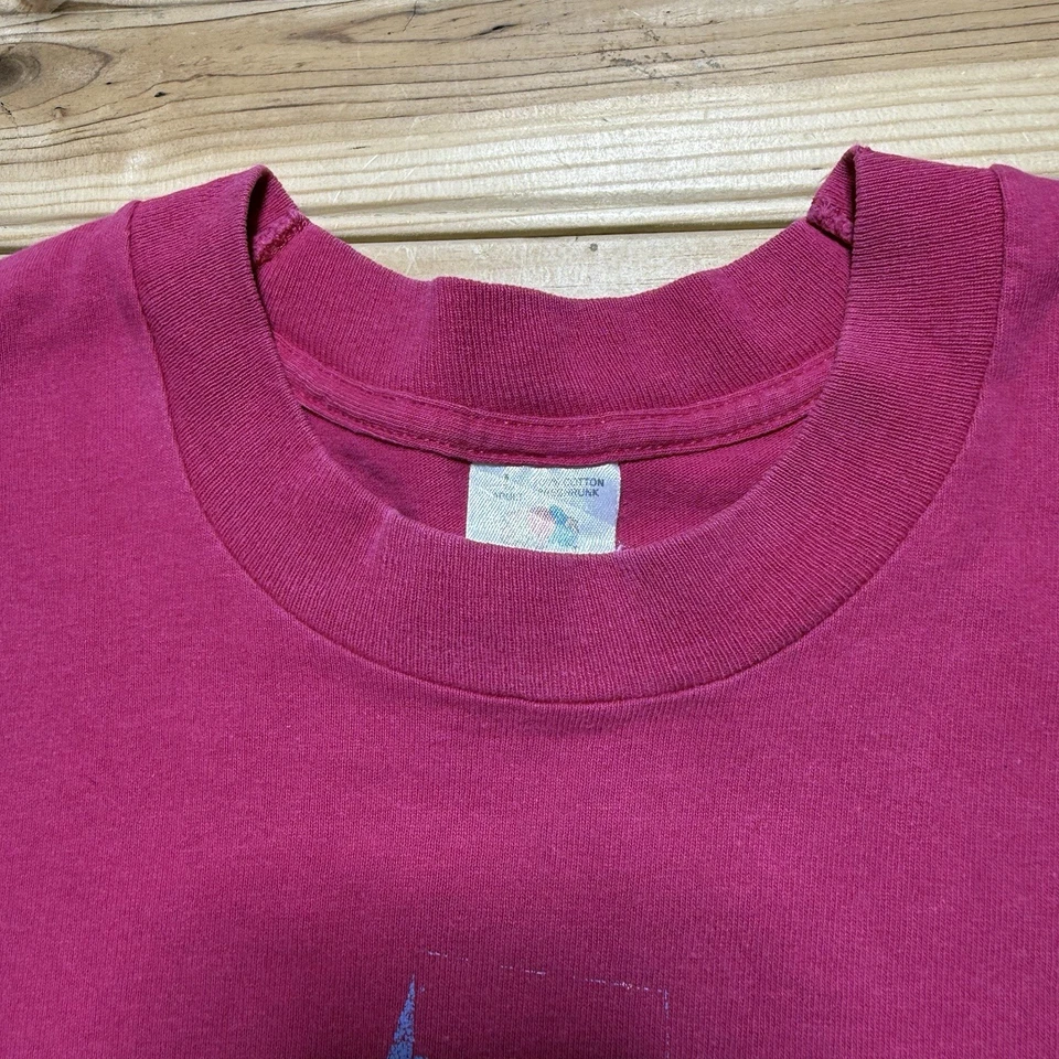 Camisa De Colección Años 90 Cedar Park Montaña Rusa Magnum Mean Streak Raptor Talla Grande Foto 4 de 4