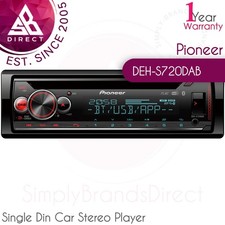 Pioneer DEH-S720DAB Single DIN Autoradio CD Tuner│Mediaplayer│DAB+│Bluetooth