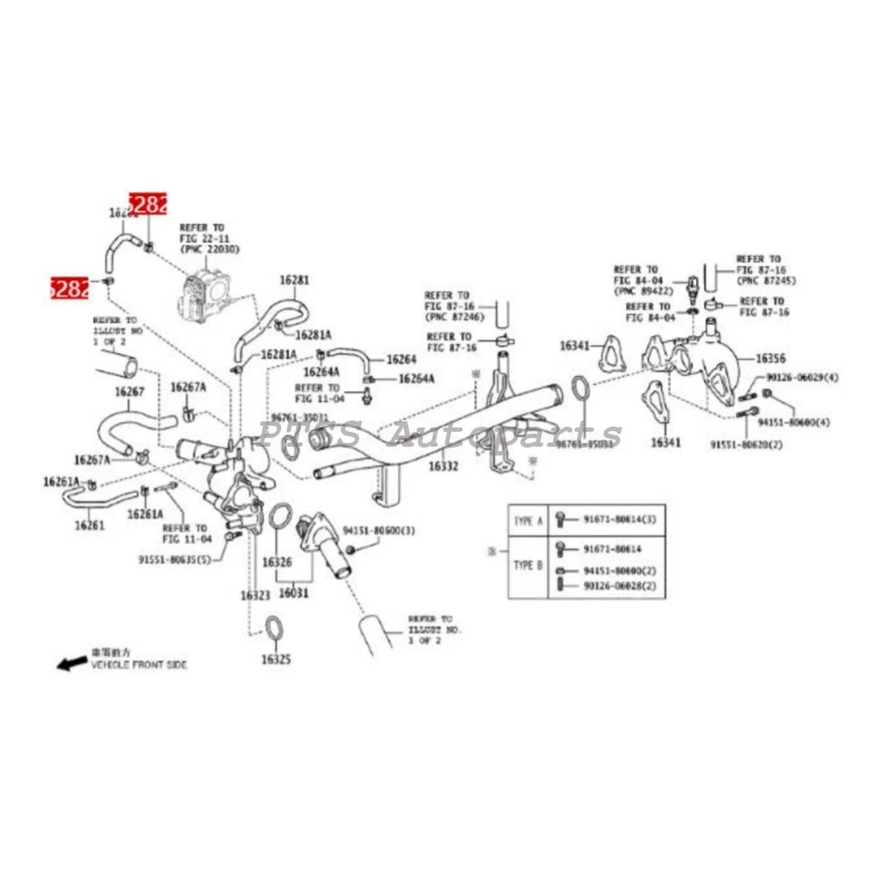1603131011 Termostato OEM INA con carcasa para Toyota 4Runner Tundra Tacoma 4,0 L Foto 4 de 4