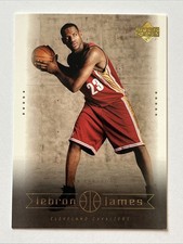 Lebron James 2003 Upper Deck Rookie Card On Parade #14 RC Mint Cavaliers. rookie card picture