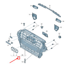 Calandre Audi V8