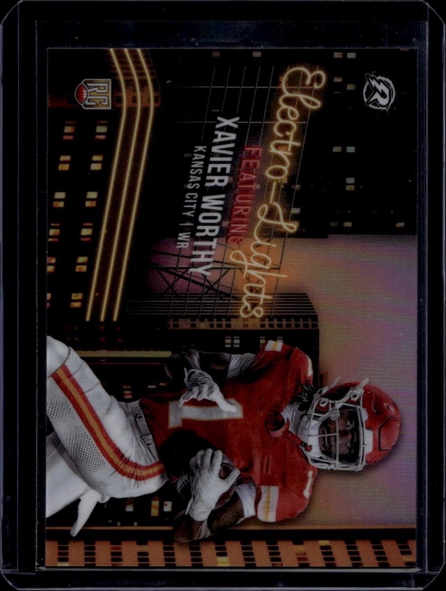 2024 Topps Resurgence #EL-12 Xavier Worthy Electro-Lights