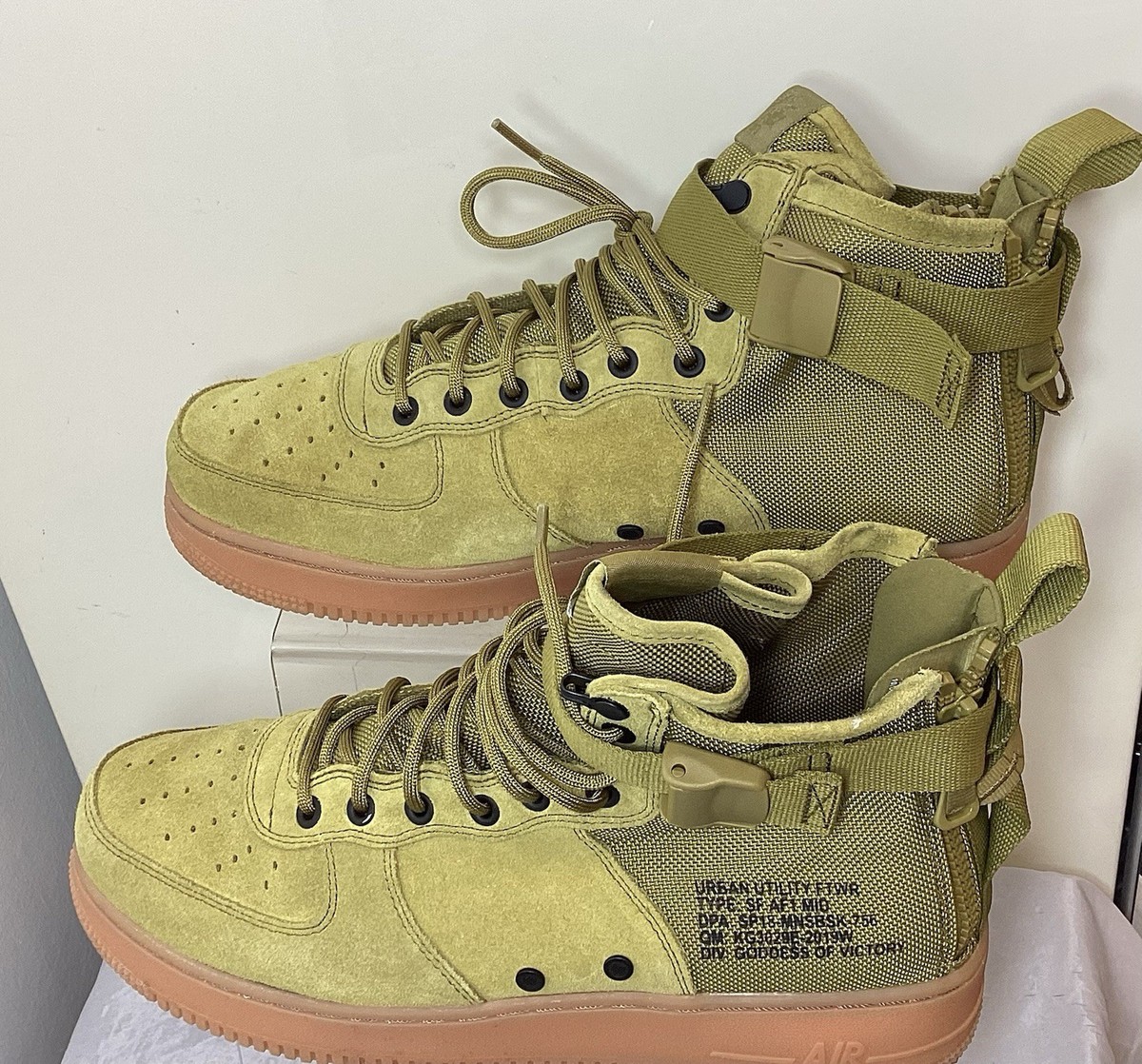 Nike SF Air Force Mid (GS) Desert Moss 917753-391 V02 Size: UK