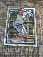 2024 Bowman Chrome Prospects Eduardo Tait Auto /#BCP-164 Twins Auto Phillies