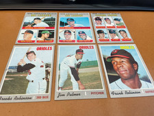1970 Topps Baltimore Orioles Master Team Set (47 cards) -Brooks & Frank Robinson