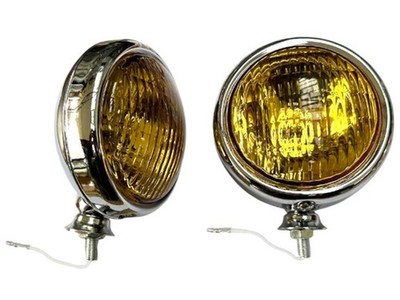 Satz Gelbe Nebelscheinwerfer fr Porsche 356 911 Mercedes 190SL  VW K fer