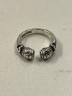 Vintage Joseph Kelly JPK Sterling Silver Celtic Torc Ring Sz 5.5 925
