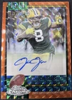 2025 Topps Chrome Josh Jacobs 1990 Topps Football Autographs (RAW)