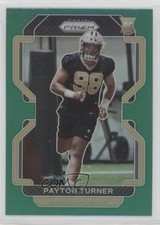 2021 Panini Prizm Rookie Green Prizm Payton Turner #379 11nu