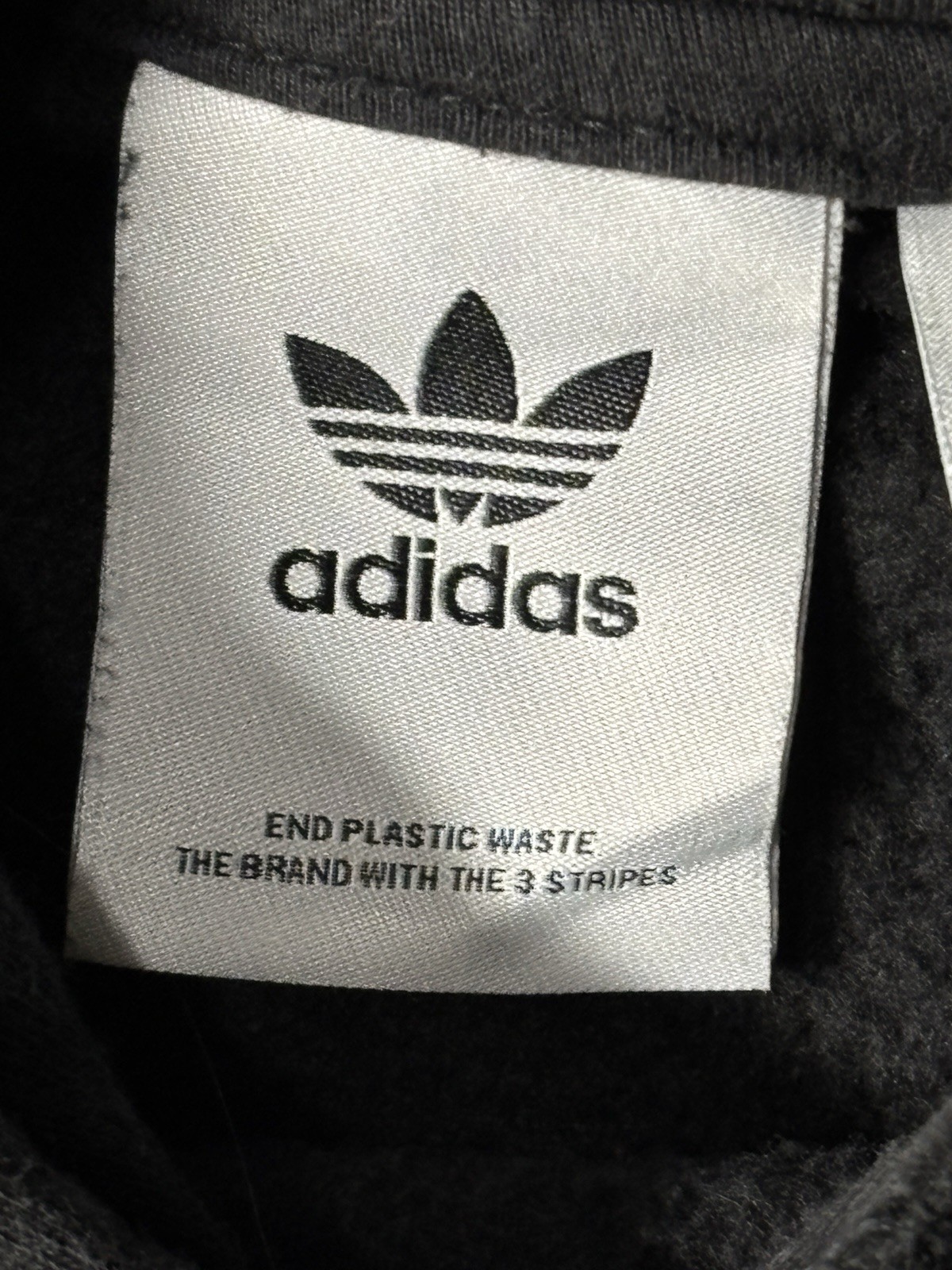 Adidas Adult Small Drawstring Pullover Hoodie Bla… - image 6