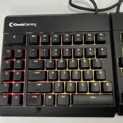 KINESIS Gaming Freestyle Edge RGB Split Mechanical Keyboard | KB975-RED Tested - Picture 14 of 15