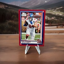 2025 PANINI DONRUSS THEO JOHNSON #211 PRESS PROOF RED New York GIANTS
