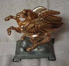 Winged Pegasus By Carver Edward Tripp Layered In Pure 24 Karat Gold Pre-owned