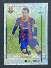 Lionel Messi 2020-21 Topps Merlin UCL Mini Diamond Refractor Base /150 #1