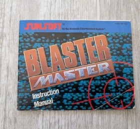 Blaster Master (Nintendo NES) Complete In Box w/Manual CIB Authentic Tested