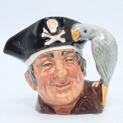 Royal Doulton Long John Silber Miniatur Figur Toby Krug D6512 2,5''