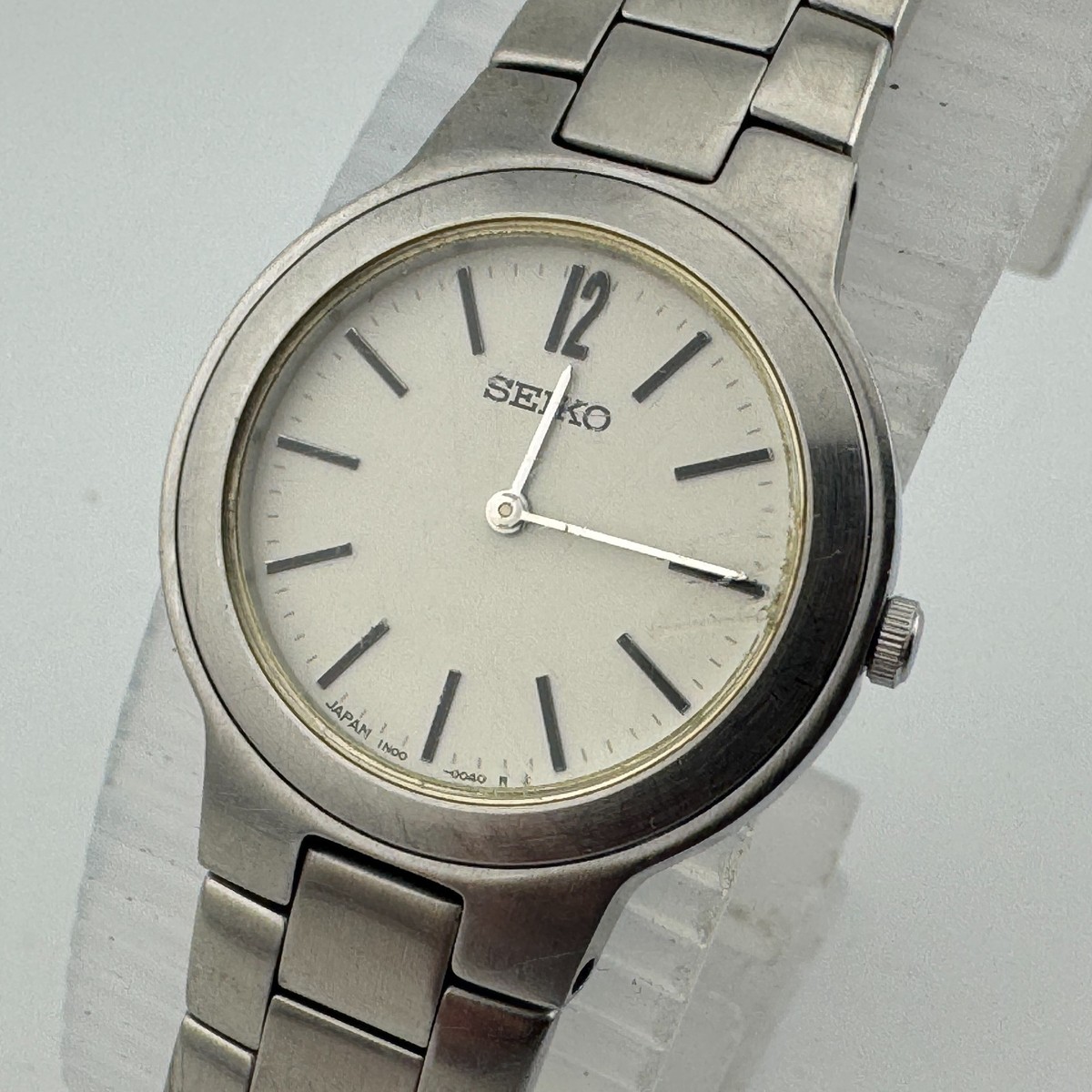 Seiko Quartz Watch 1N00-0030 Women Silver Steel Japan Movt  display picture 3