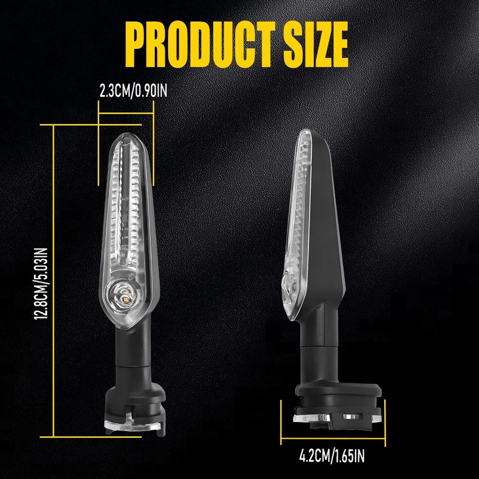 2X Front/Rear Turn Signal Light Indicator Lamp For YAMAHA YZF R15 R25 R3 R1 R6 - Image 4 of 4