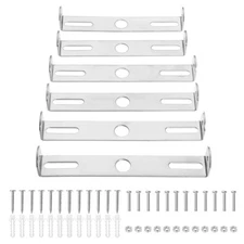 4.1-4.7 Inch Light Fixture Mounting Bracket Square Kit Ceiling Light Plate Wa...