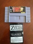 "}Zelda A Link To The Past SNES + Manual Authentic Tested Super Ninten