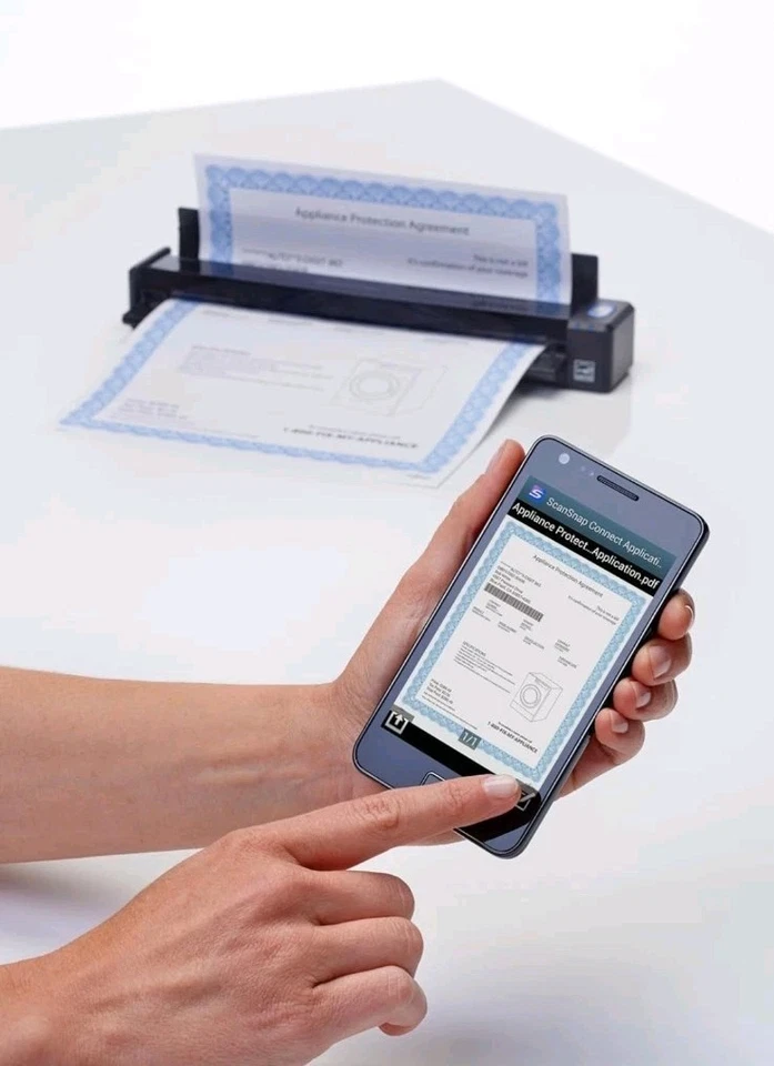 Scan Snap IX100 18FIX100 Wireless Mobile Scanner, 600 DPI, Portable, WiFi, USB - Image 4 of 4