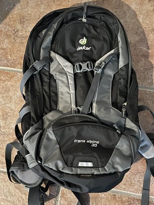 Deuter Trans Alpine 30 Outdoor Hiking Backpack, Red, Aircomfort System, Padded