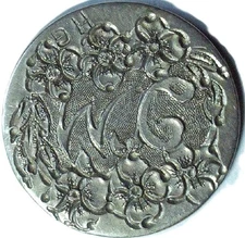 VINTAGE - LIBERTY NICKEL LOVE TOKEN - W G - AMAZING ART BY D H - EC 8201