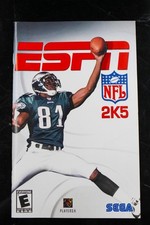 NO GAME- ESPN 2K5 NFL 2005 PLAYSTATION 2 PS2 Authentic Manual Only