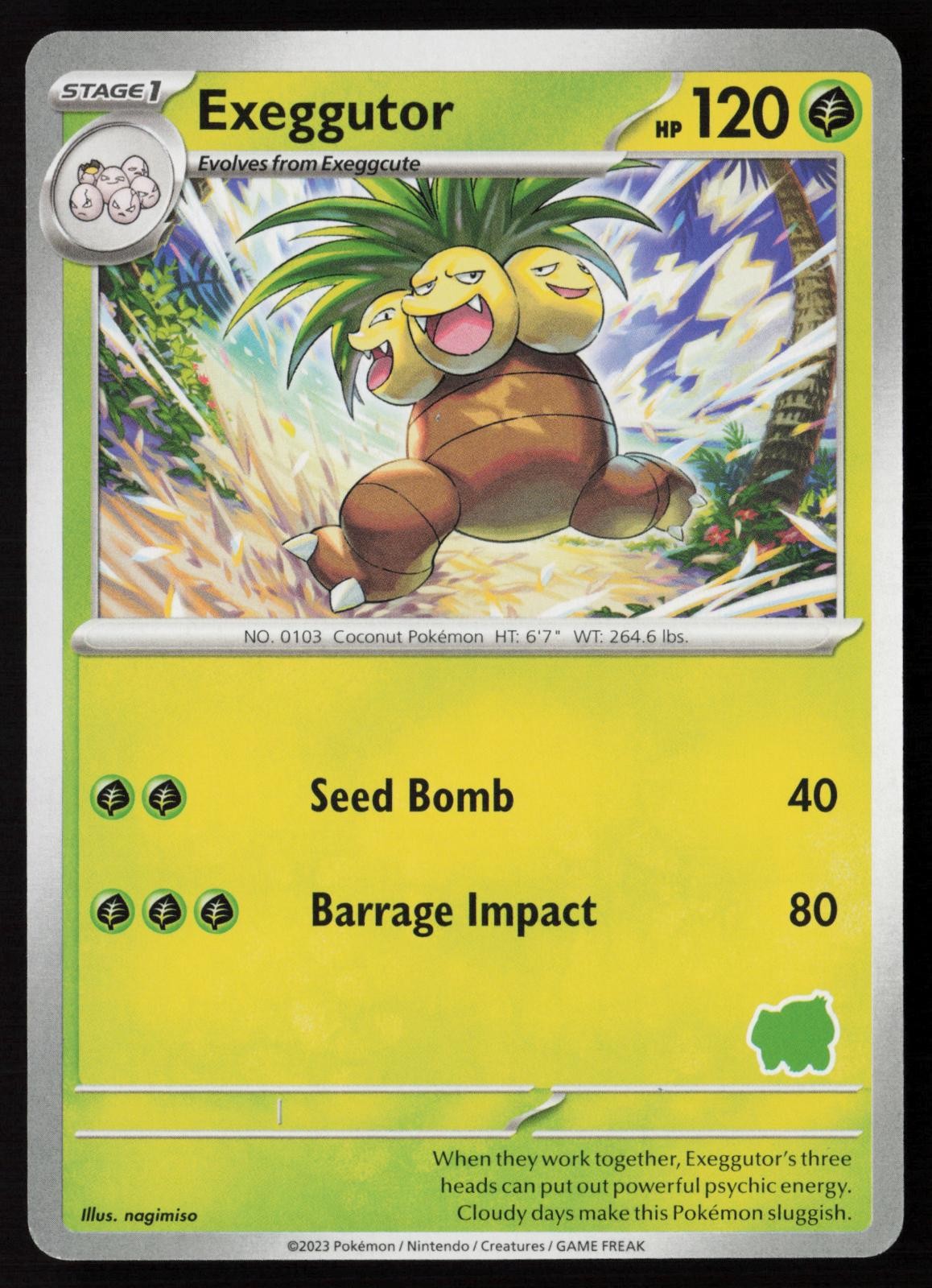 Exeggutor My First Battle Pokemon NM
