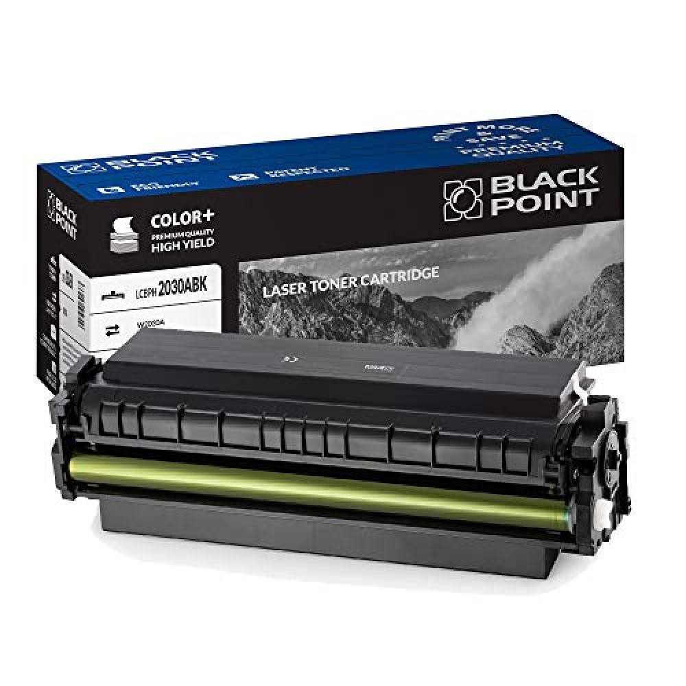 (TG. Standard) Black Point Cartuccia Toner per W2030A (HP 415A) con Chip - Nero