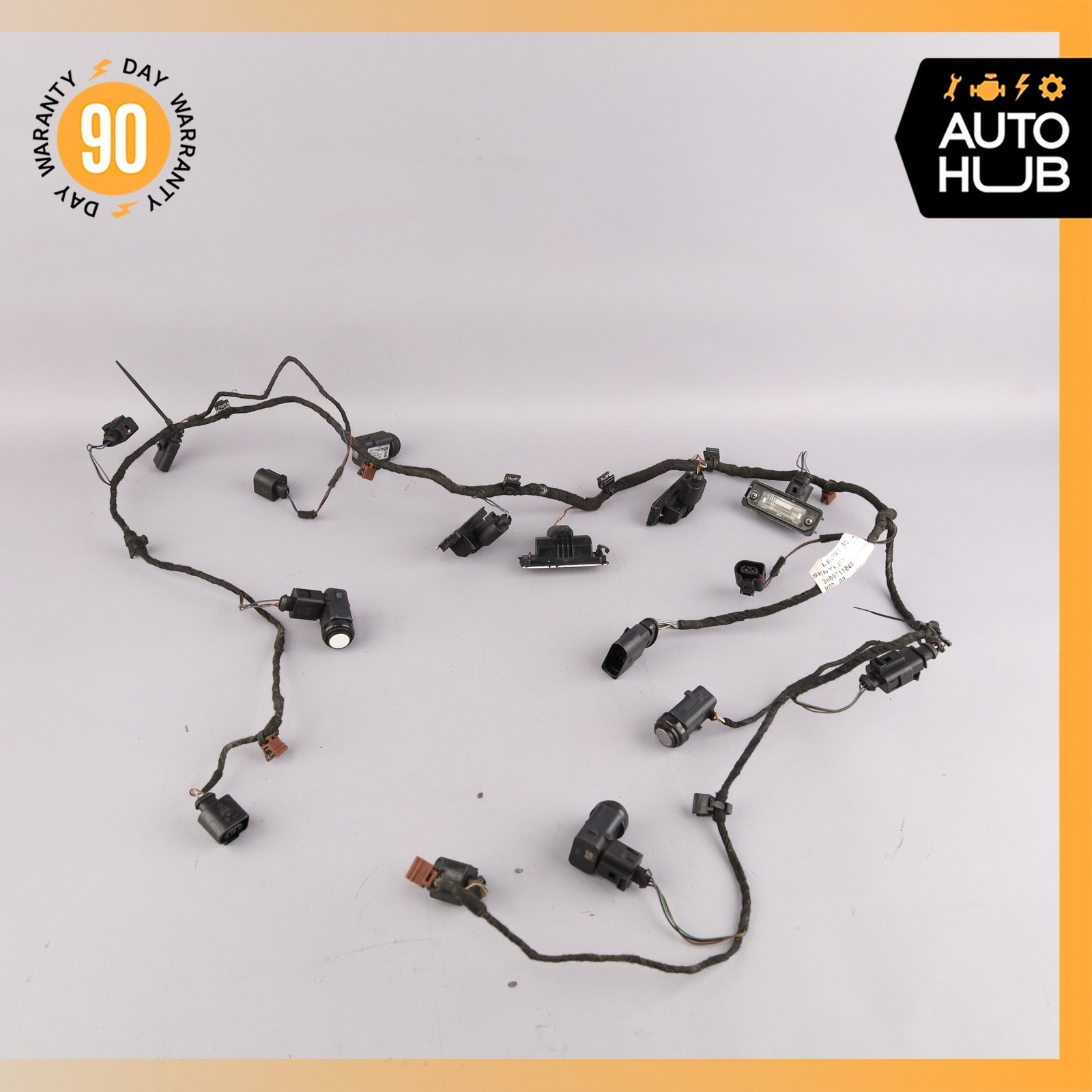 Bentley Continental GT GTC Rear Bumper Parking Sensor Wire Harness PDC OEM