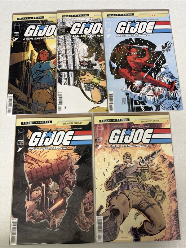 GI Joe A Real American Hero Silent Missions #1  5 Book Lot Image Comics NM *S14
