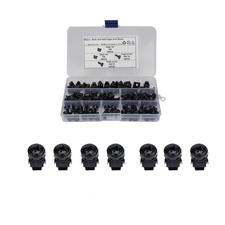 50PCS Steel M6 Square Hole Hardware Cage Nuts Mounting Screws M6 16
