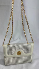 Whiting Davis Co.International Purse Ivory Mesh 7" wide 5.5" high EXCELLENT