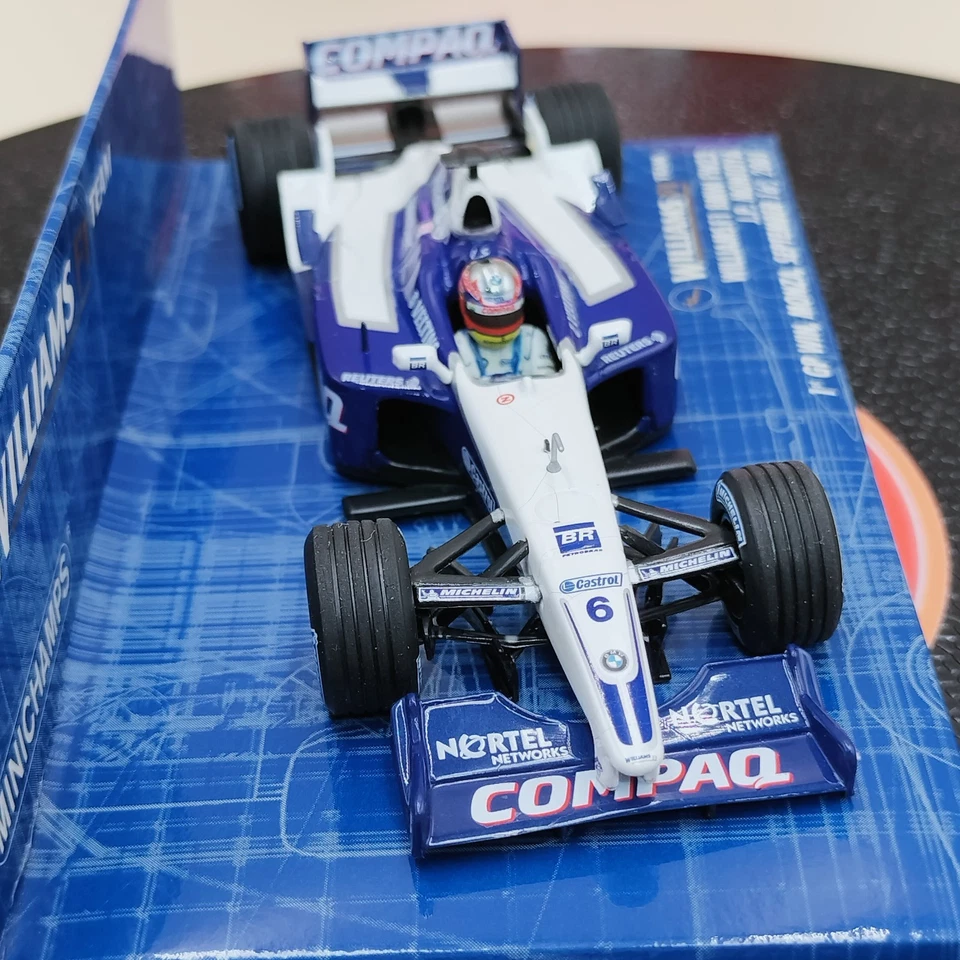 MINICHAMPS 1/43 Williams F1 BMW FW23 1st GP Win Monza 2001 J.P.Montoya 400010126 - Image 3 of 4
