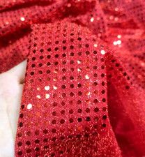 YYCRAFR Faux Sequin 3mm Knit Fabric Shiny Dot Confetti for Sewing Costumes App