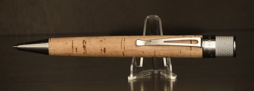 Retro 1951 Tornado Vino Cork Deluxe Rollerball Pen (VRR-1704), Loose Pen, Rare!