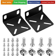 Rack Mount Kit Compatible with 17.3 Inch Wide Switches, Adjustable Rack Ears ...