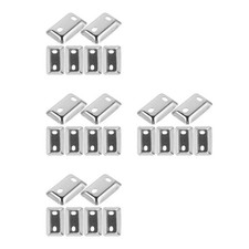 Durable Stainless Steel Mounting Hardware for Bathroom Towel Bar Brackets Silver