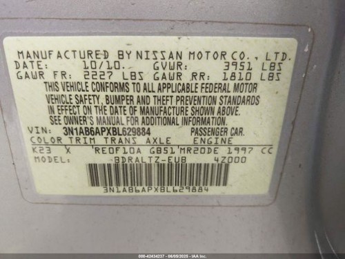 Chassis ECM Communication Bluetooth Fits 11-12 SENTRA 2548383 - Picture 9 of 10